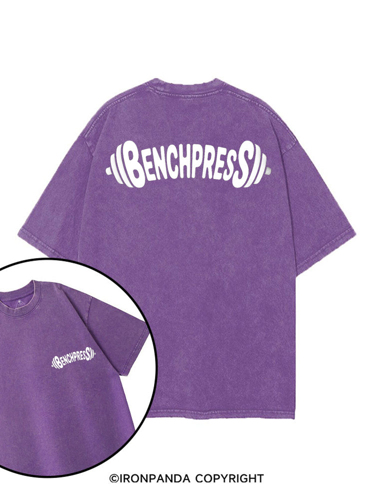 BENCHPRESS printed Gym Shirt