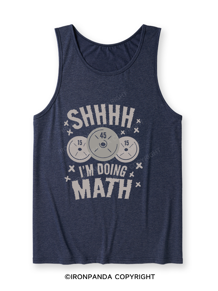 SHHHH I'M DOING MATH Ultra Soft Heather Tank
