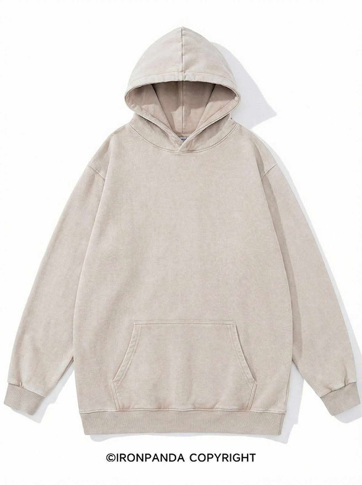 blank Washed Gym Hoodie