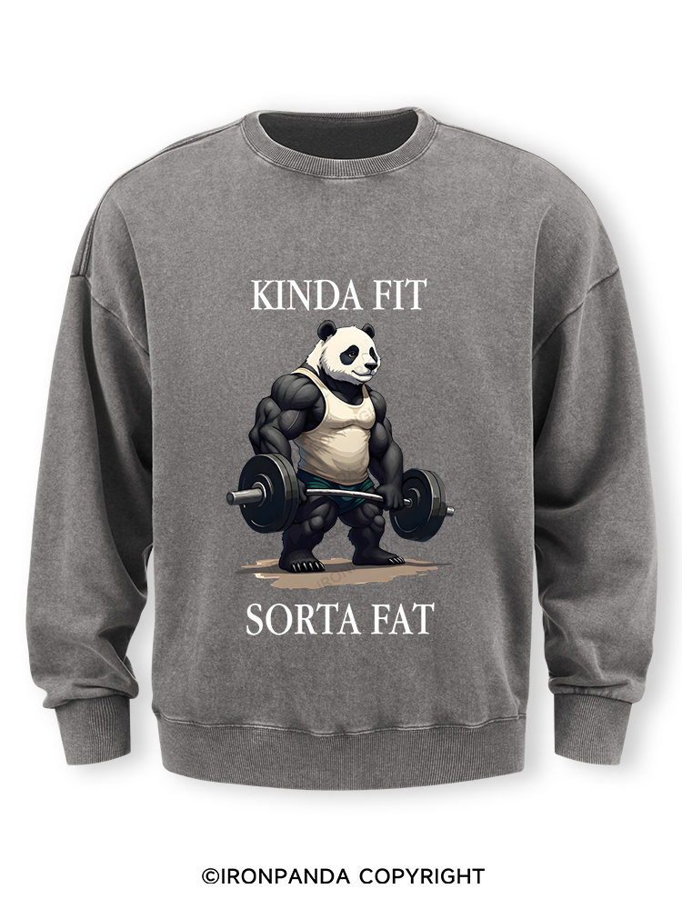 Kinda Fit Sorta Fat  Washed Sweatshirt