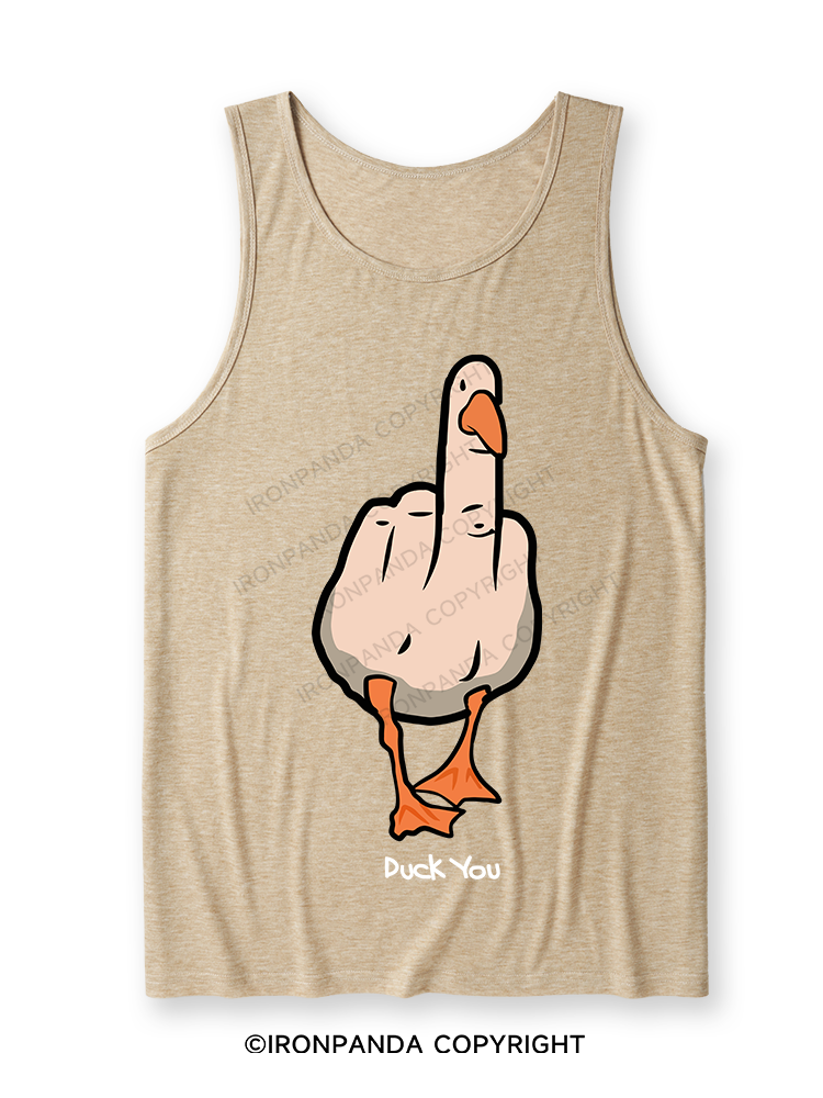 duck you Ultra Soft Heather Tank