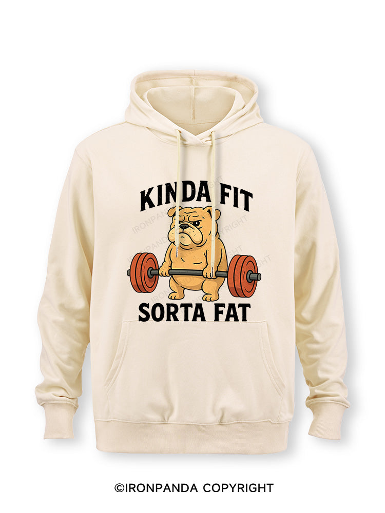 Kinda Fit Sorta Fat Dog New Classic Gym Hoodie