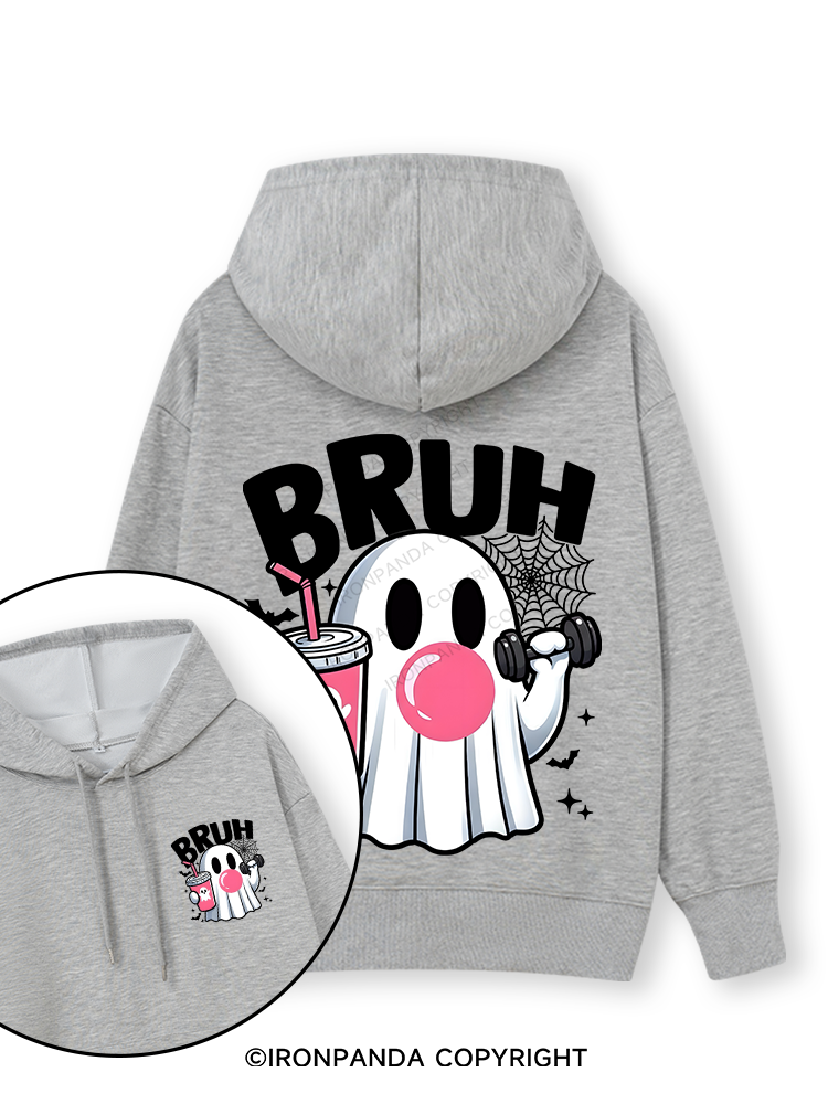 BRUH Double-Sided Printed Classic Gym Hoodie