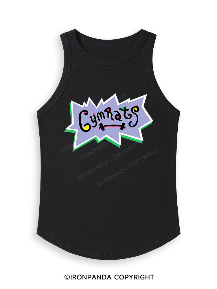 GYM RATS Fitted Tank Top