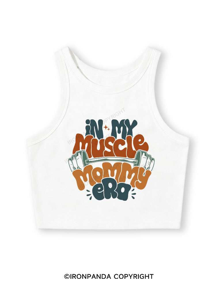 FUNNY WORKOUT Fitted Crop Tank Top
