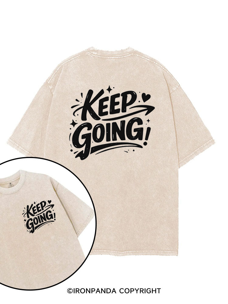 KEEP GOING!♥ printed Gym Shirt