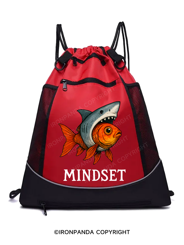 Mindset Gym Drawstring Bag