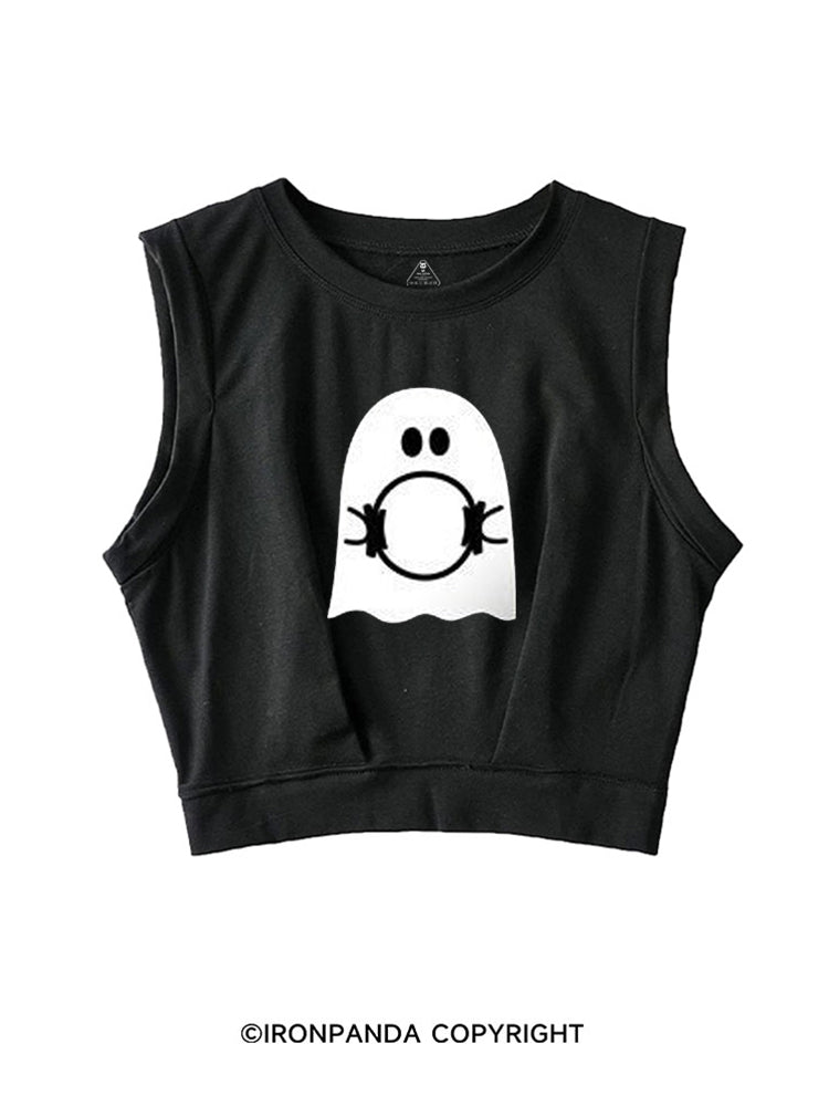 BOO-TIFUL PILATES SLEEVELESS CROP TOPS