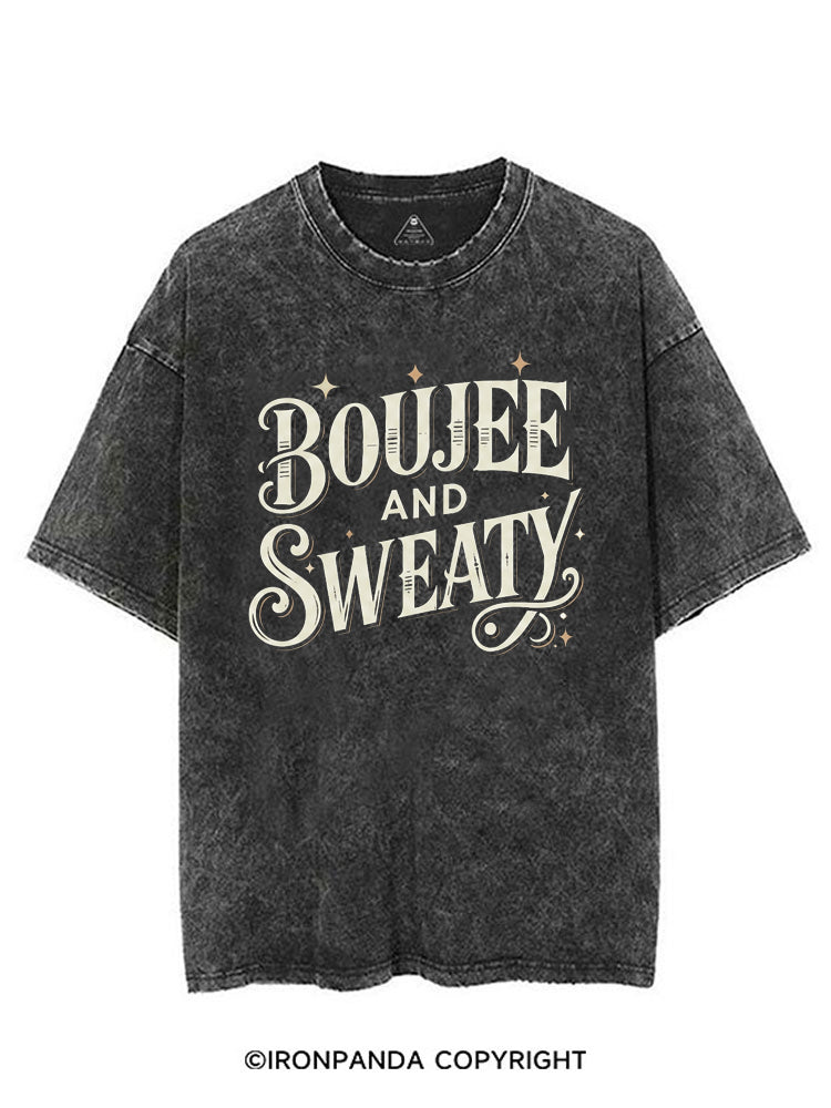 BOUJEE AND SWEATY VINTAGE GYM SHIRT