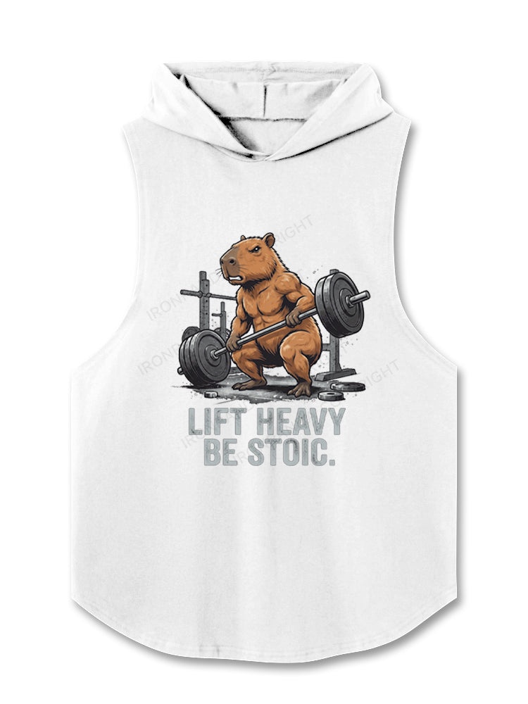 Lift Heavy Be Stoic Hooded Tank