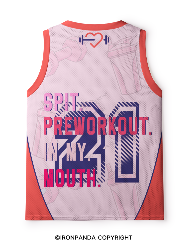Spit Preworkout In My Mouth Mesh Tank Top