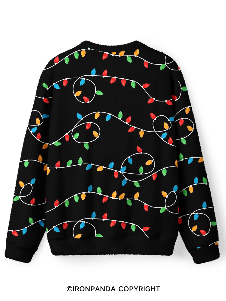 FITNESS CHRISTMAS REINDEER Ugly Fuzzy Fleece Sweater