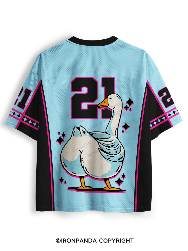 Silly Goose With A Caboose Mesh Jersey