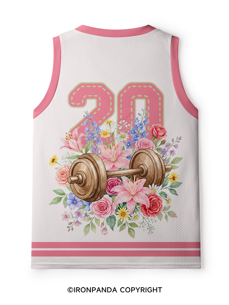 TRUST THE PROCESS Dumbbell Mesh Tank Top