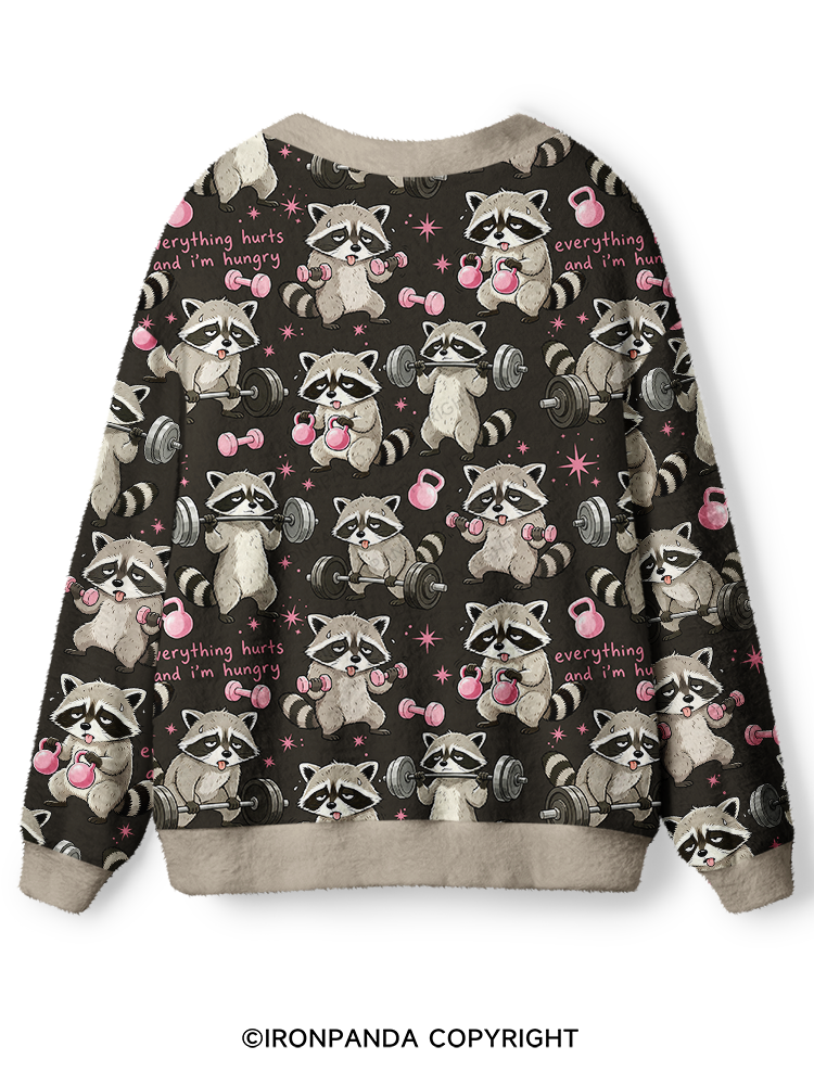 Everything Hurts And I‘m Hungry Ugly Cardigan Sweater