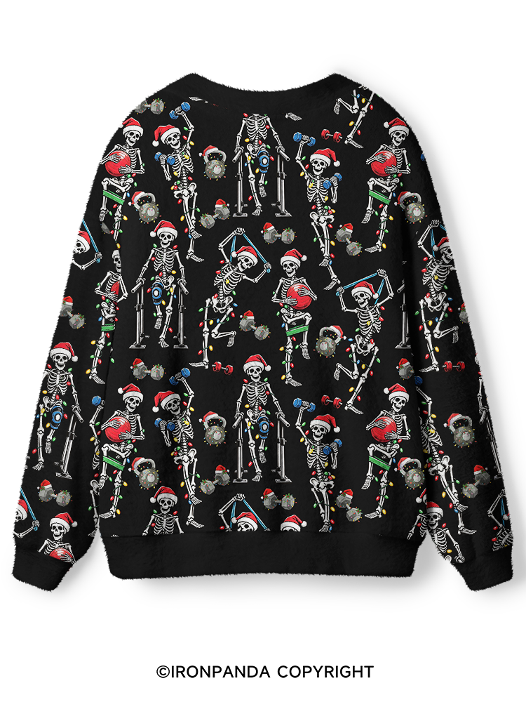 Funny Skeleton Ugly Cardigan Sweater