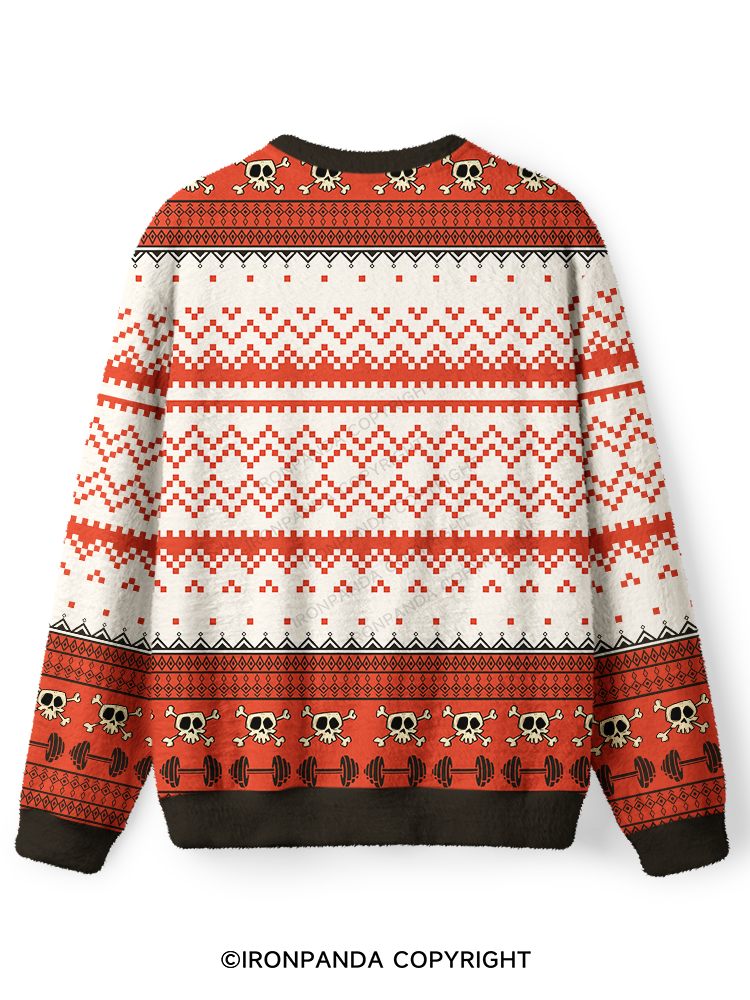 OH, LOOK! NOBODY GIVES A SHIT Ugly Fuzzy Fleece Sweater