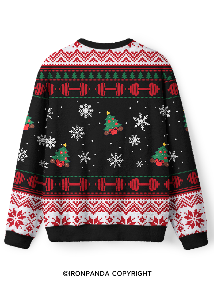 Frosty Swoleman Ugly Fuzzy Fleece Sweater