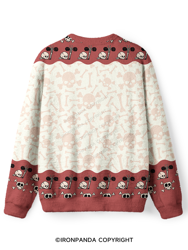 Well Shit Funny Ugly Fuzzy Fleece Sweater