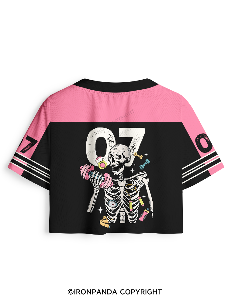 Down Bad Crying At The Gym Skeleton Pro Mesh Jersey