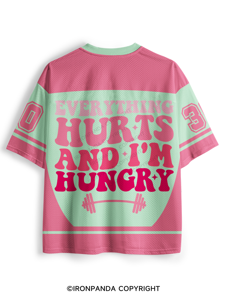 EVERYTHING HURTS AND I'M HUNGRY SMILE Mesh Jersey