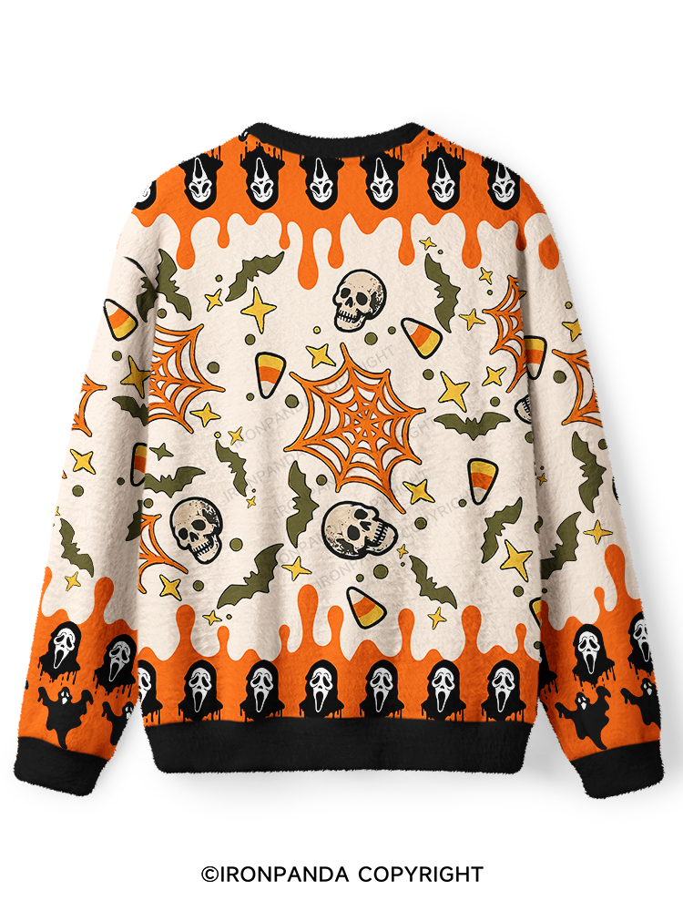 WHAT'S YOUR FAVORITE GYM WORKOUT GYM REAPER Ugly Fuzzy Fleece Sweater