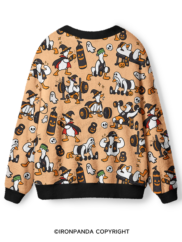 Fitness Goose Ugly Cardigan Sweater