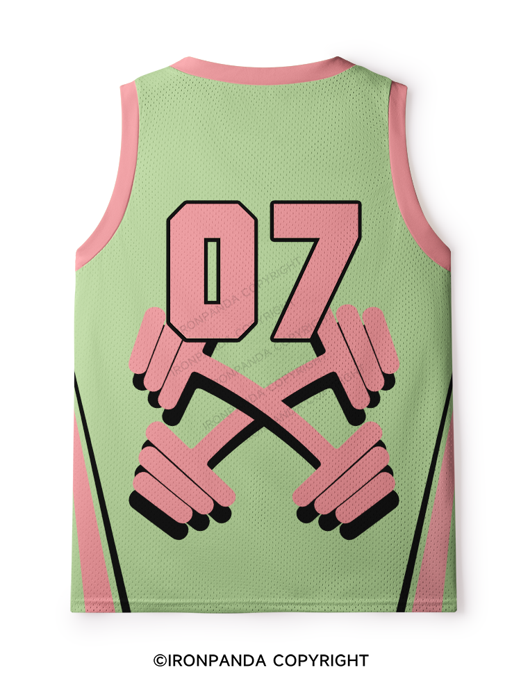 I'M JUST HERE BECAUSE I LIKE TO EAT FUNNY Mesh Tank Top