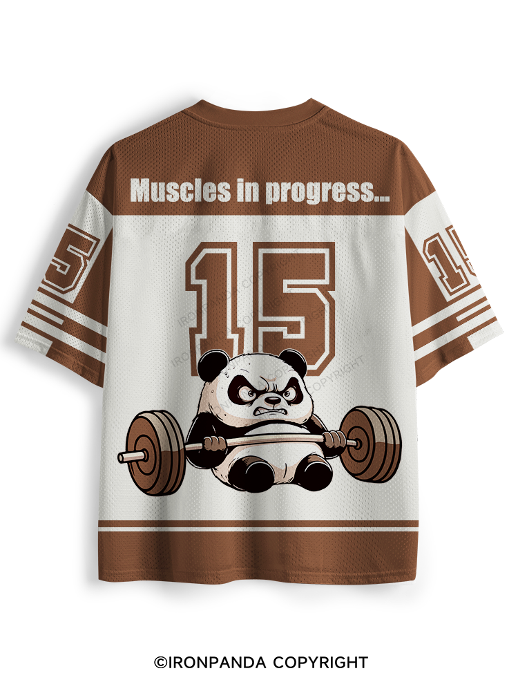 muscles in progress panda Mesh Jersey