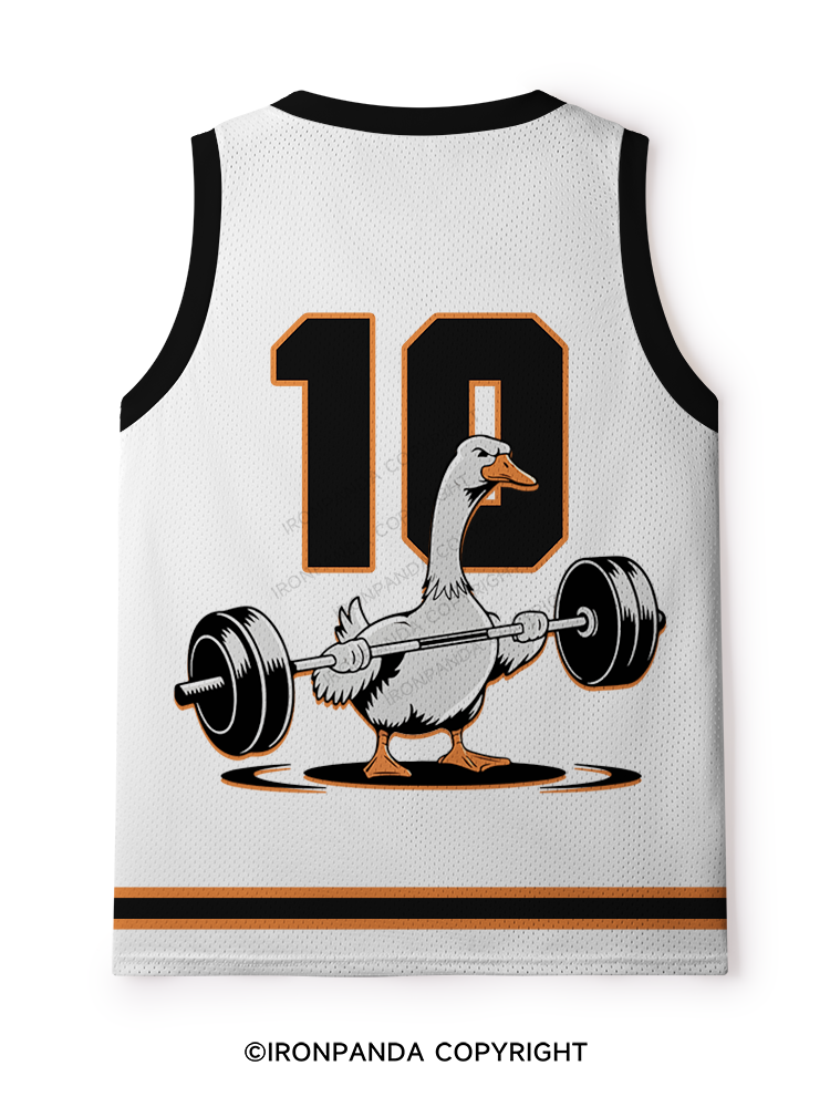 TODAY I'M A SERIOUS GOOSE DEADLIFT Mesh Tank Top