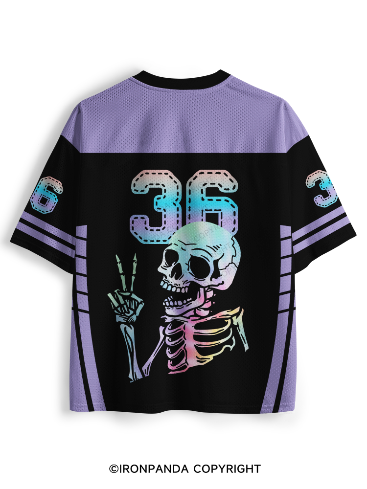 HAVE THE DAY YOU DESERVE SKULL Mesh Jersey