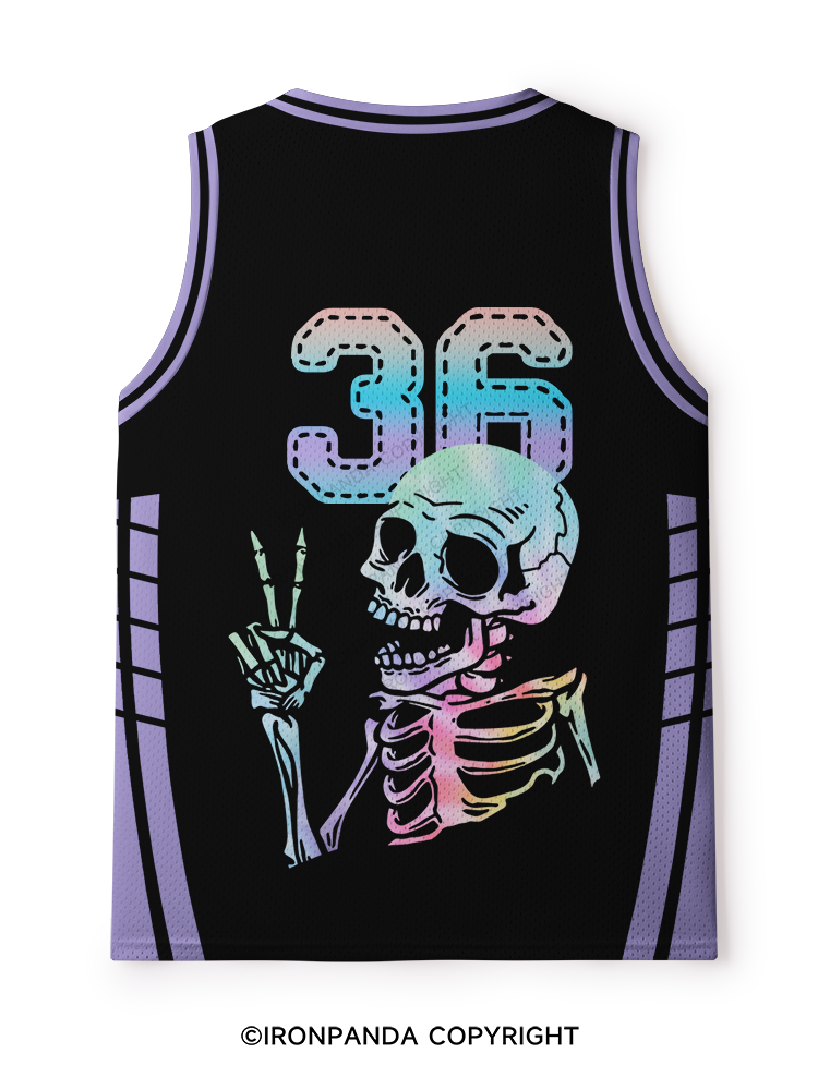 HAVE THE DAY YOU DESERVE SKULL Mesh Tank Top