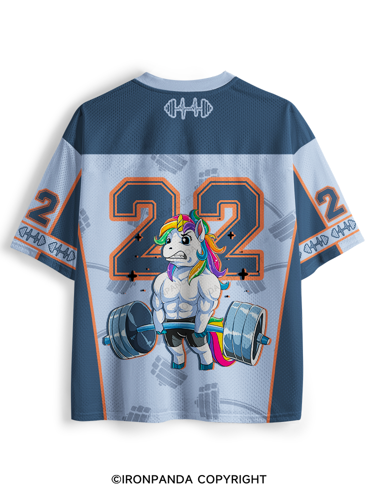 WEIGHTLIFTING UNICORN Mesh Jersey