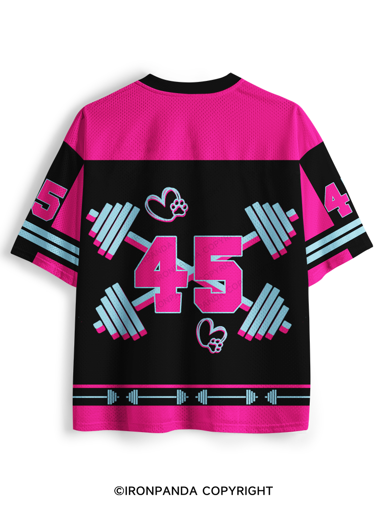 Lift Heavy Pet Dogs Mesh Jersey