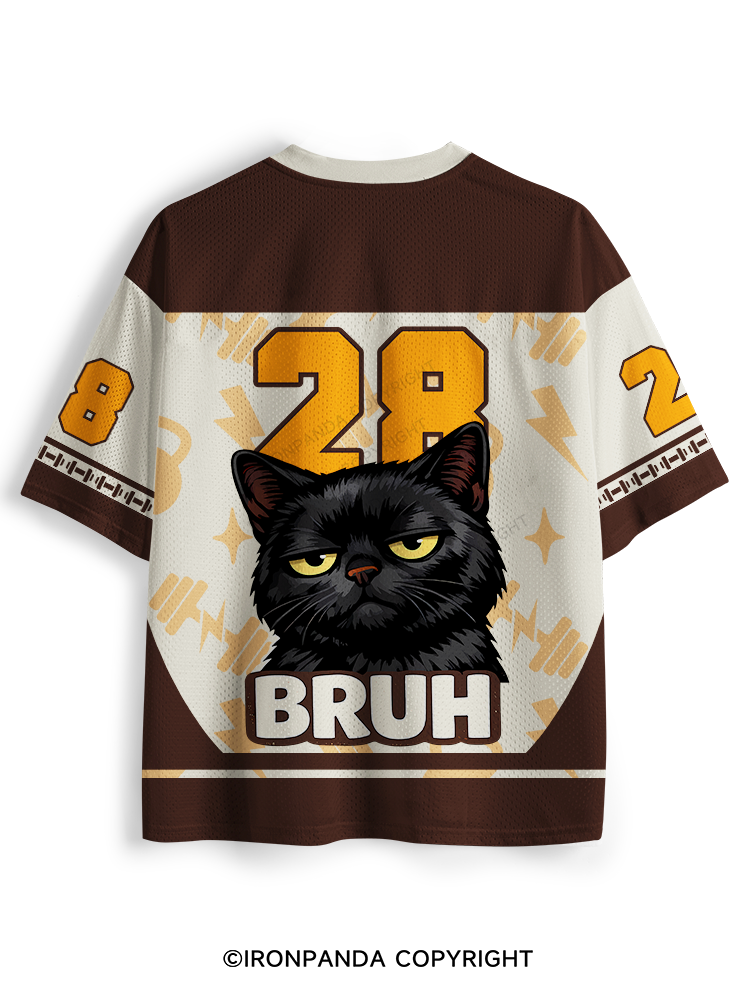 BRUH CAT Mesh Jersey