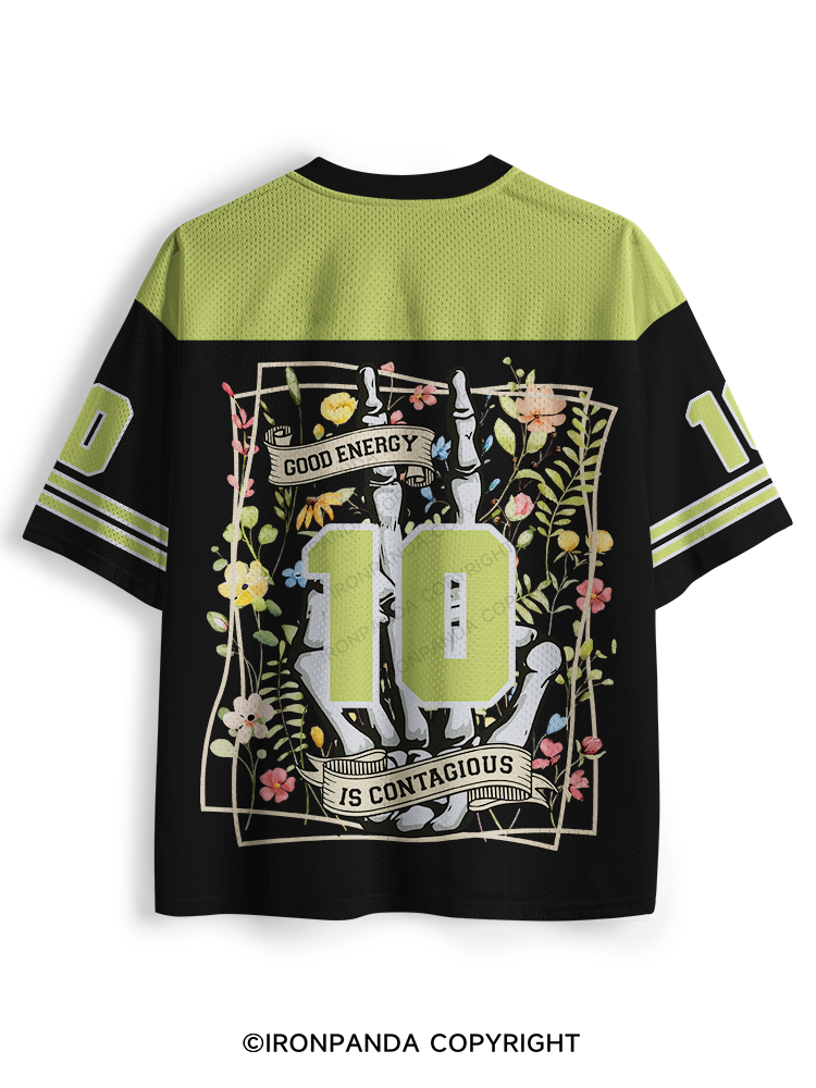 GOOD ENERCY IS CONTAGIOUS Mesh Jersey