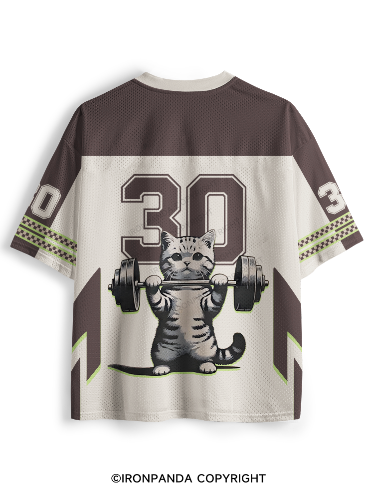 cat mom gym club Mesh Jersey