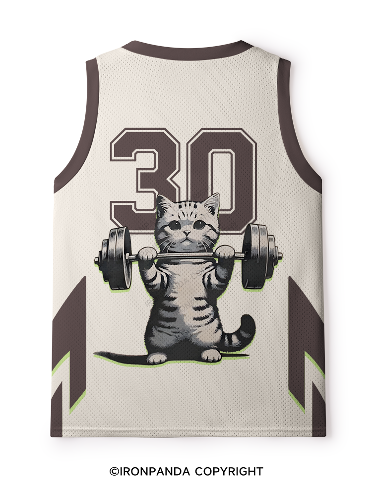 cat mom gym club Mesh Tank Top