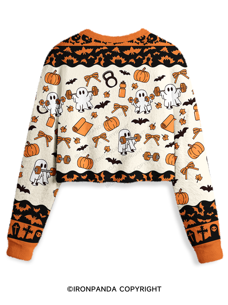 HOT GHOULS Crop Ugly Sweater