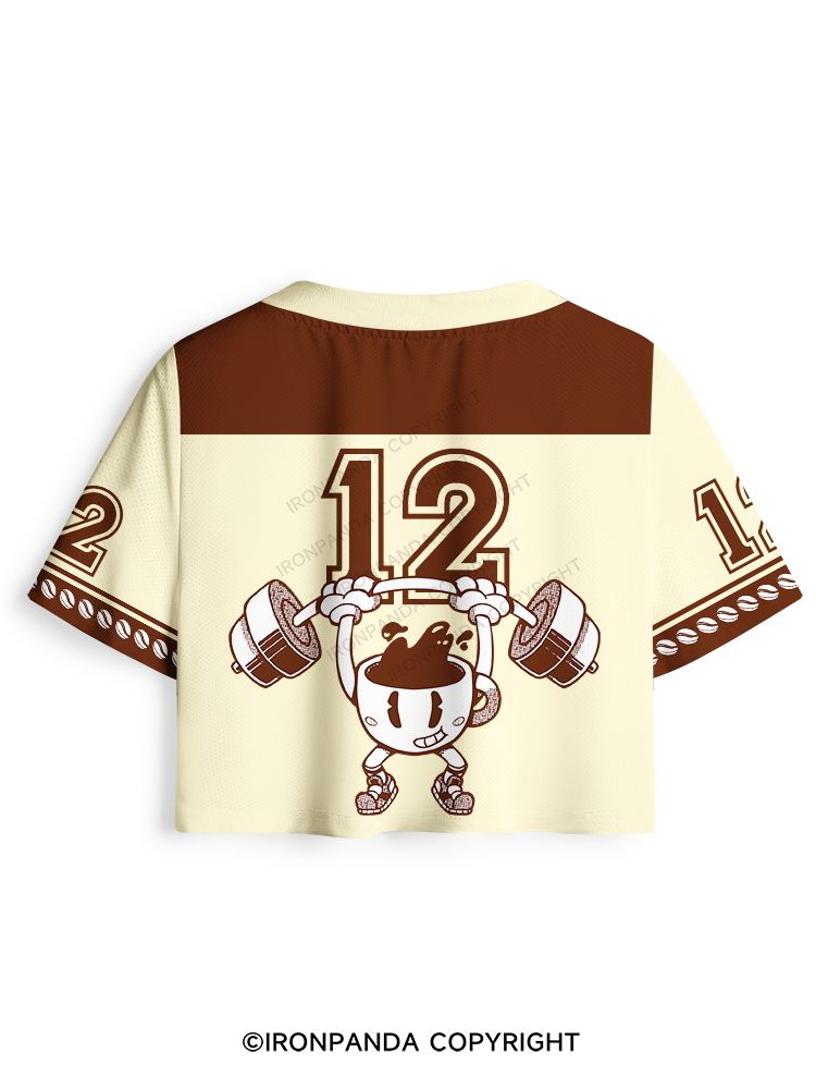 STRONG COFFEE THE BREAKFAST GYM Pro Mesh Jersey