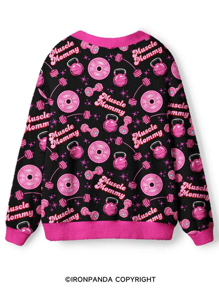 MUSCLE MOMMY Ugly Cardigan Sweater