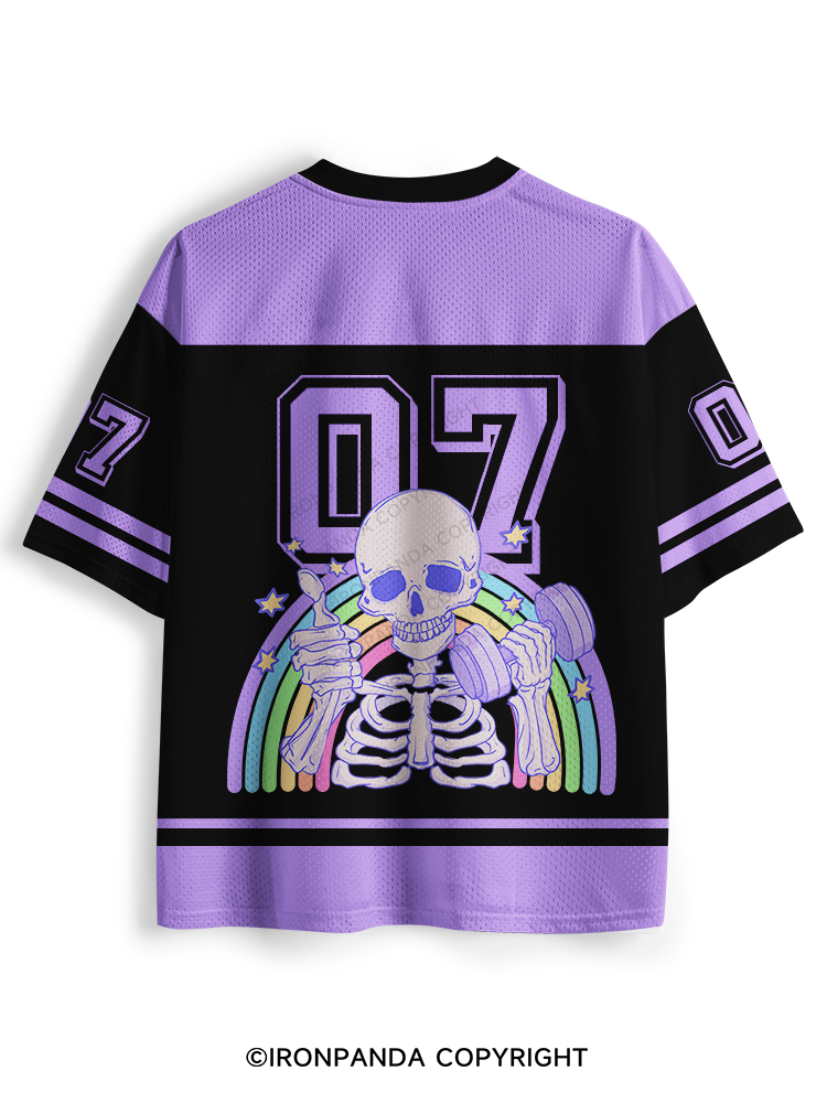 ABSOFUCKINLUTELY GYM SKELETON Mesh Jersey