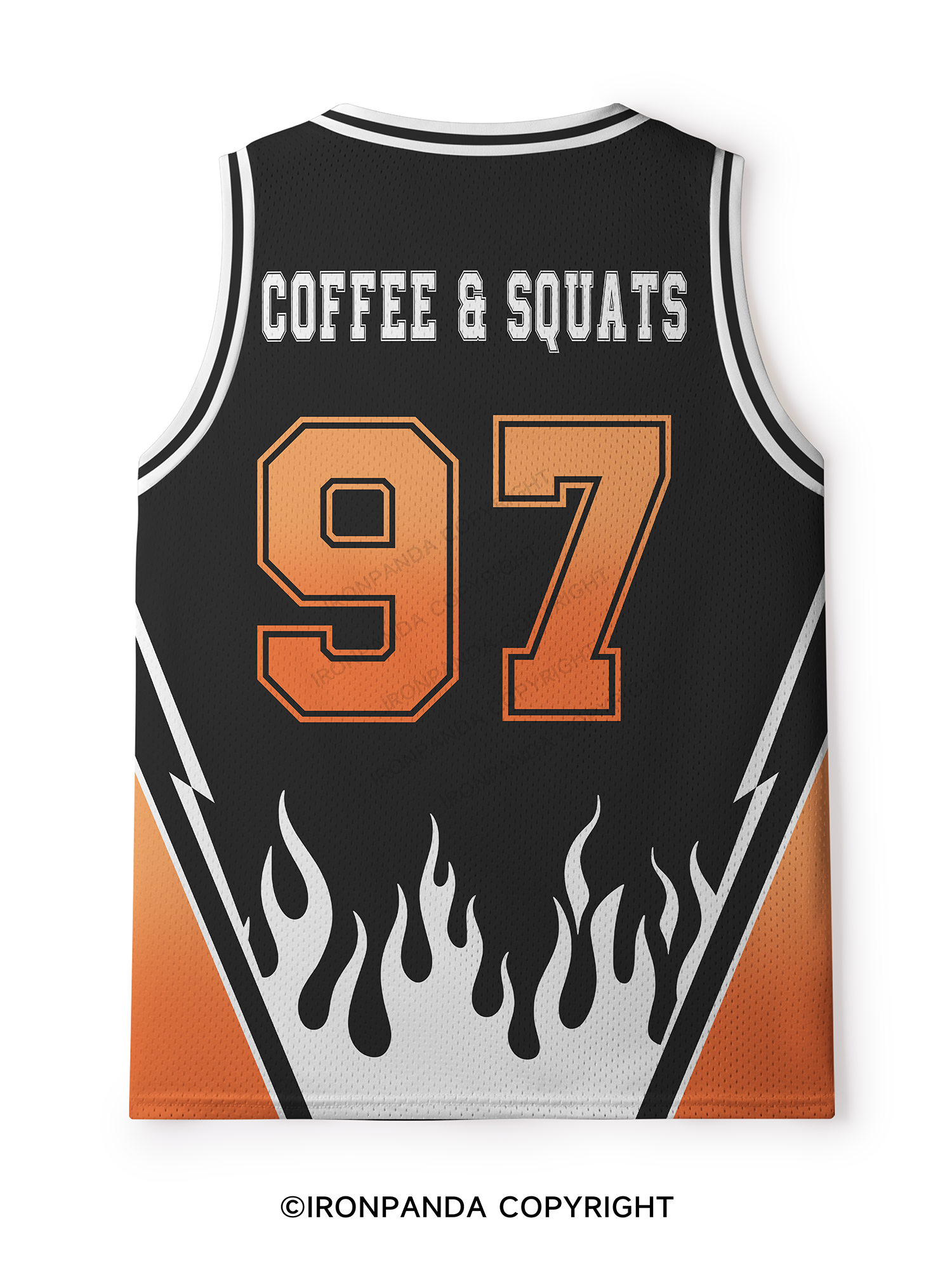 Coffee And Squats Mesh Tank Top