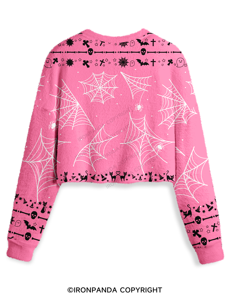 BRUH WEIGHTLIFTIING Crop Ugly Sweater