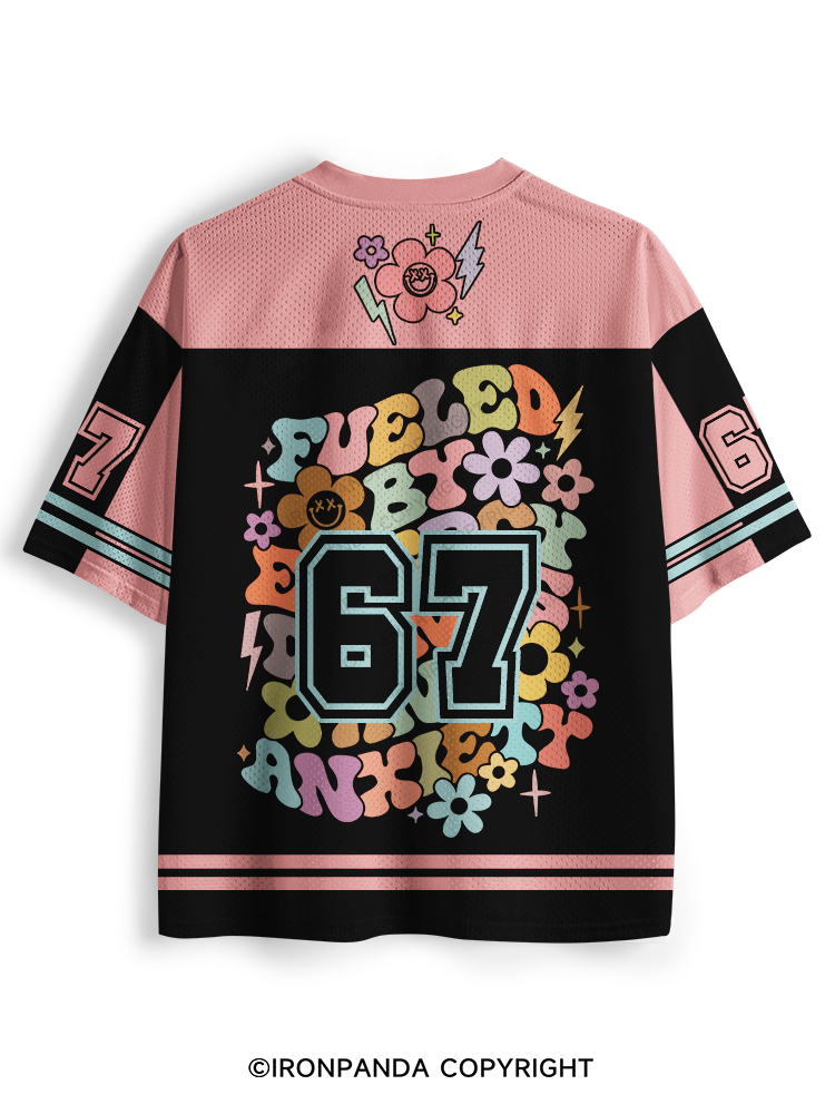 Fueled By Energy Drinks And Anxiety Mesh Jersey