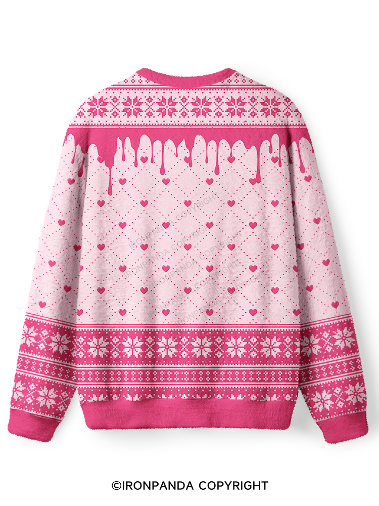 I DOUNT SKIP LEG DAY Ugly Fuzzy Fleece Sweater