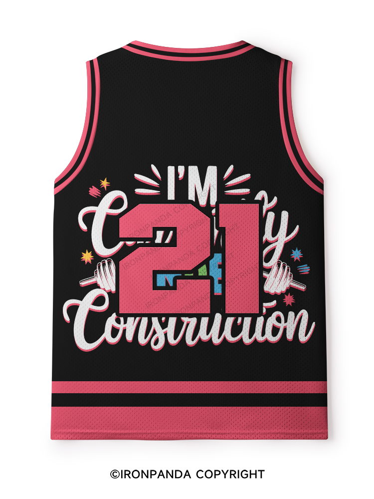 I'M CURRENTLY UNDER CONSTRUCTION Mesh Tank Top