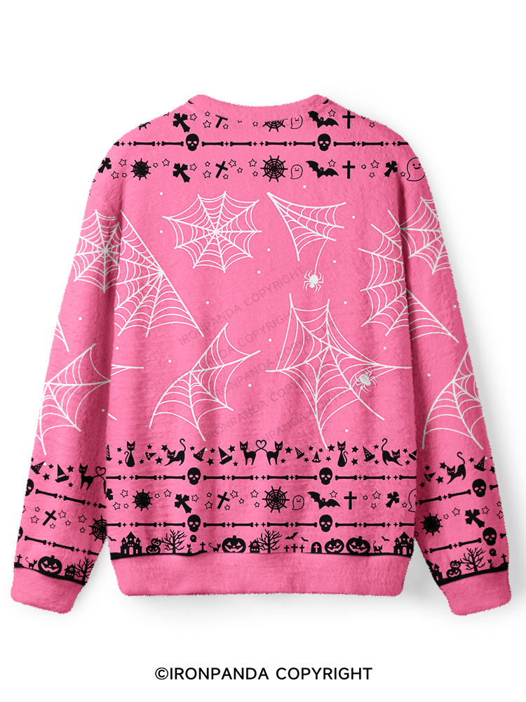 BRUH WEIGHTLIFTIING Ugly Fuzzy Fleece Sweater