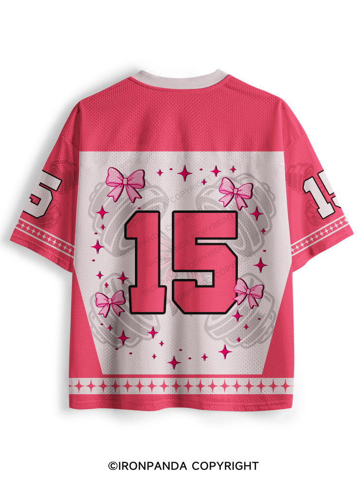 I'M LITERALLY JUST A GIRL Mesh Jersey