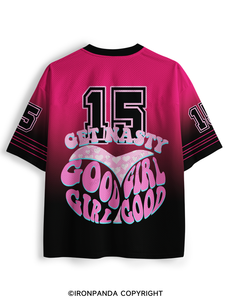 Get Nasty Good Girl Mesh Jersey